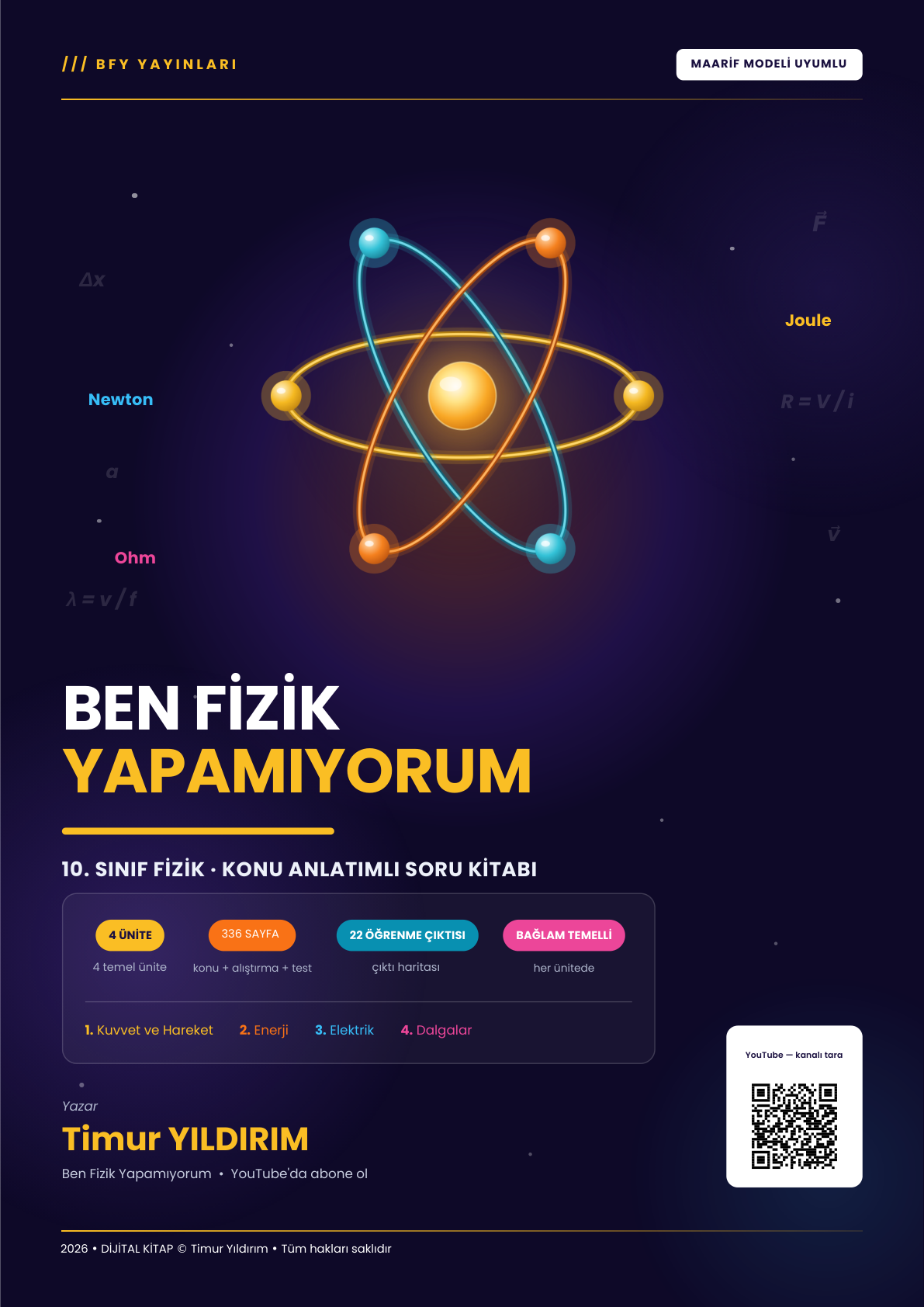 Ben Fizik Yapamıyorum 10. Sınıf Fizik dijital kitabının kapağı