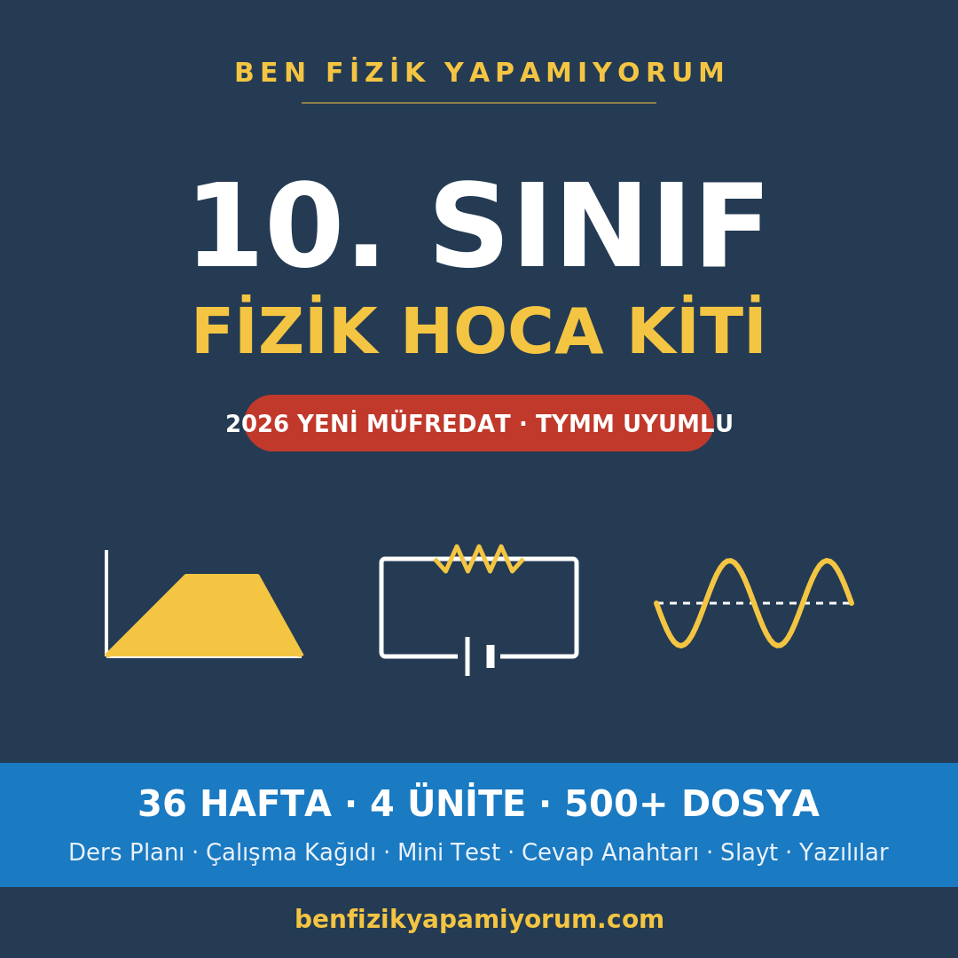 BFY Hoca Kiti 10. Sınıf Fizik kapağı